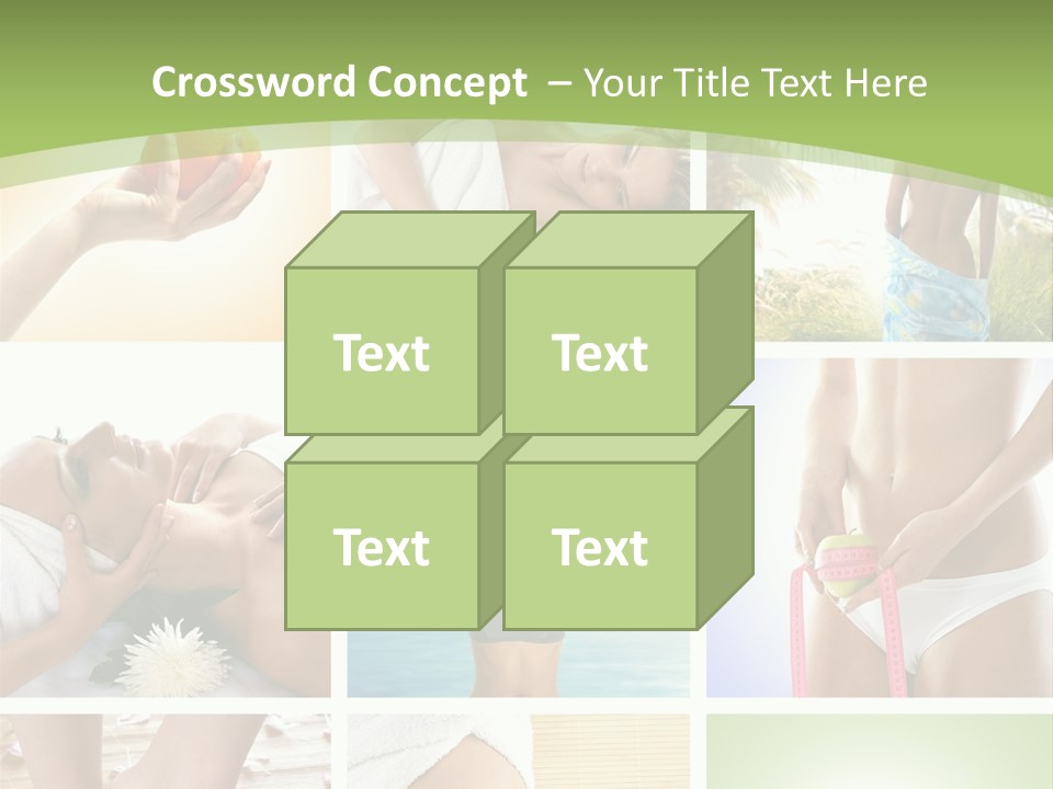 Frames Spa Sea PowerPoint Template