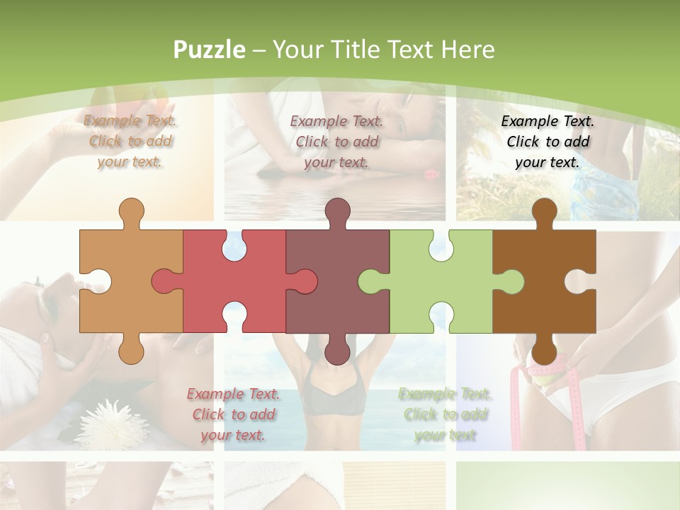 Frames Spa Sea PowerPoint Template