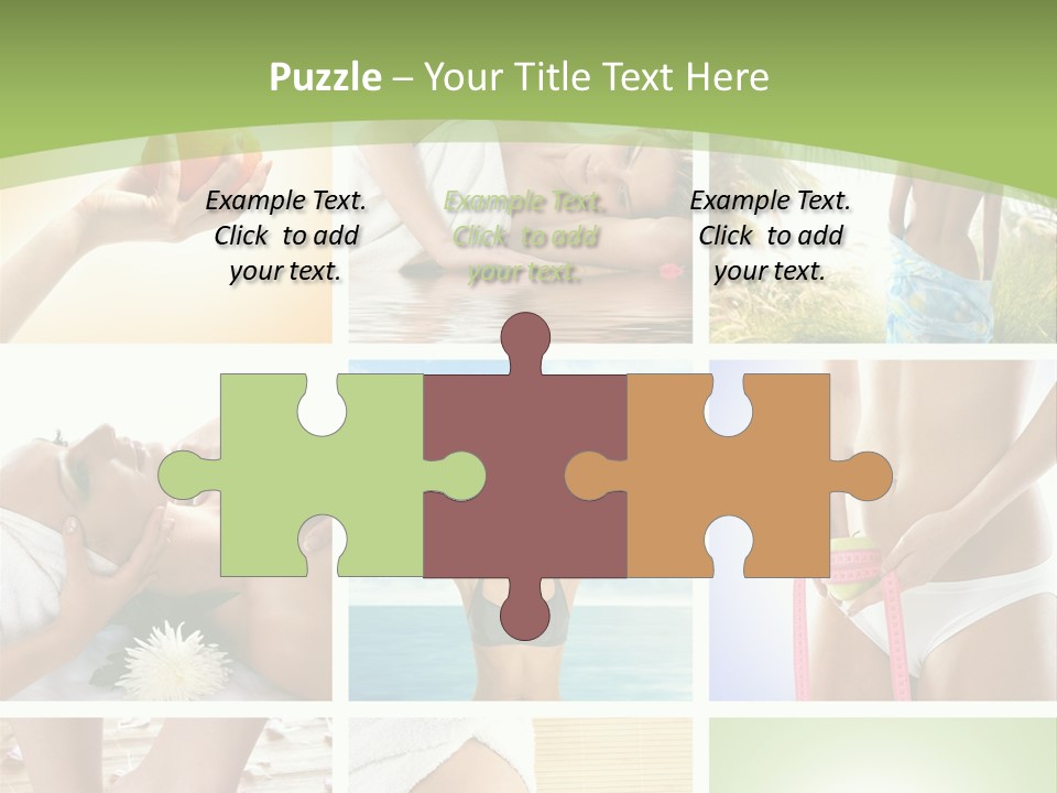 Frames Spa Sea PowerPoint Template