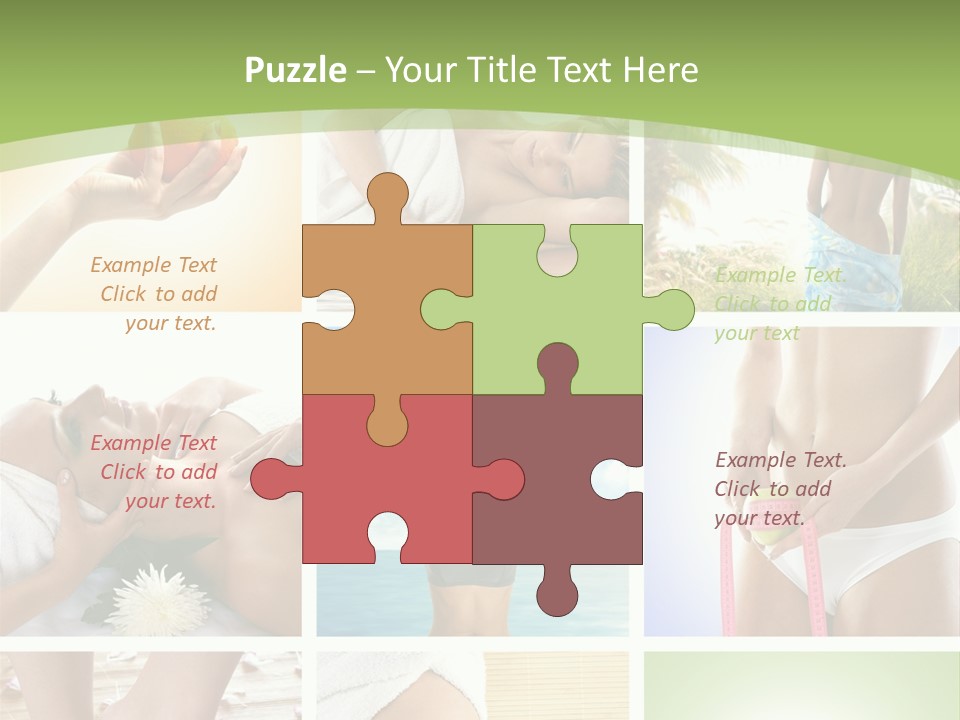 Frames Spa Sea PowerPoint Template