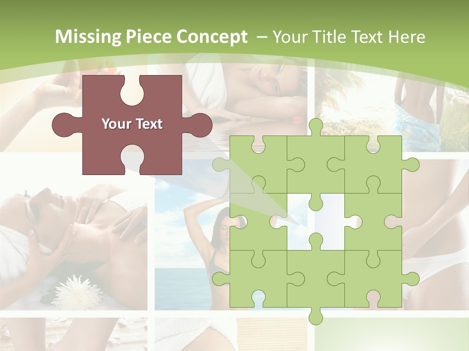 Frames Spa Sea PowerPoint Template