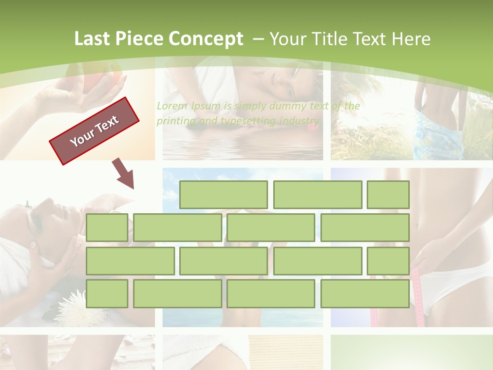 Frames Spa Sea PowerPoint Template