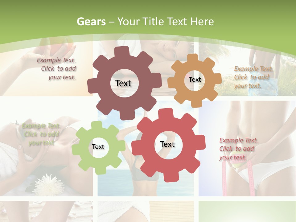 Frames Spa Sea PowerPoint Template