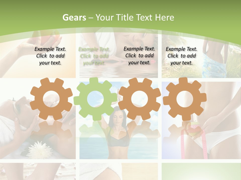 Frames Spa Sea PowerPoint Template