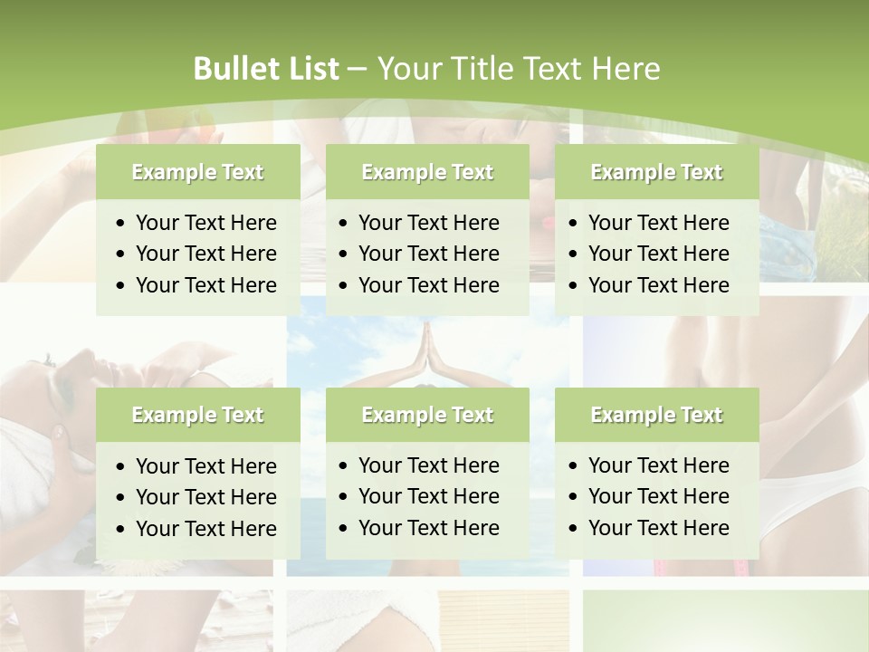 Frames Spa Sea PowerPoint Template