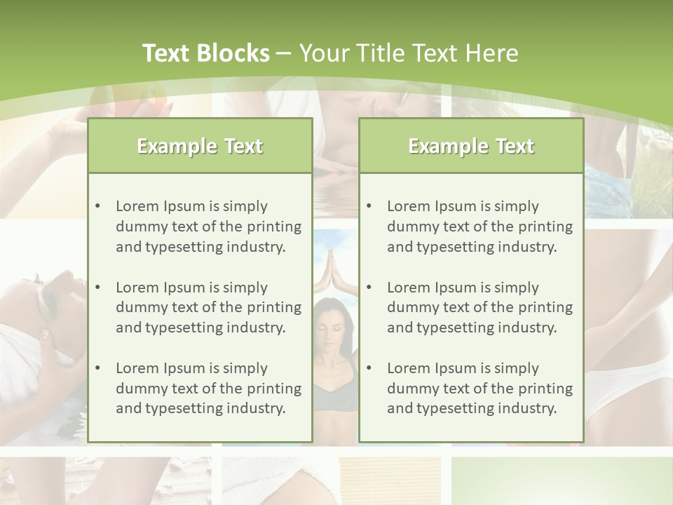 Frames Spa Sea PowerPoint Template