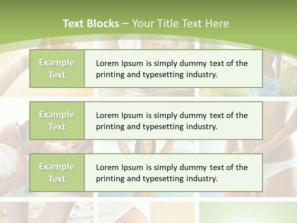 Frames Spa Sea PowerPoint Template