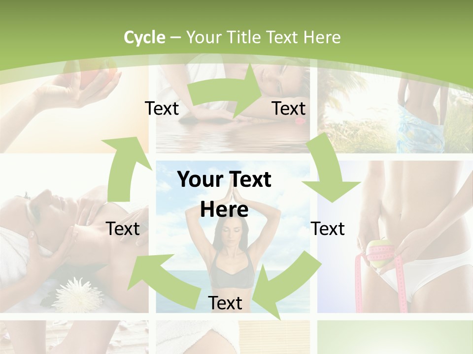 Frames Spa Sea PowerPoint Template