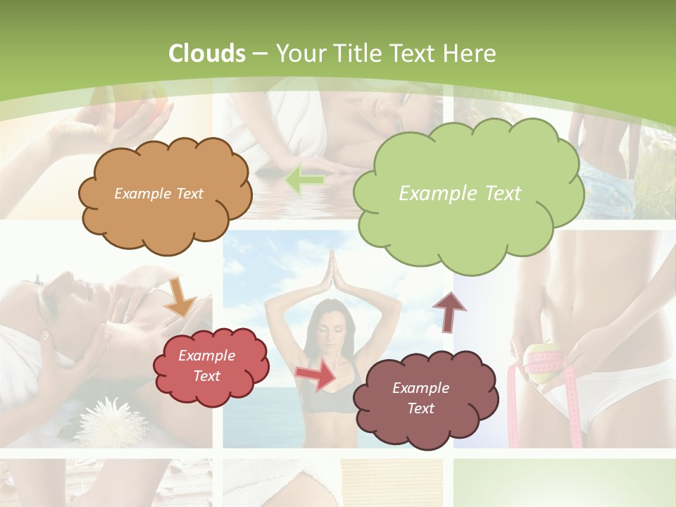 Frames Spa Sea PowerPoint Template