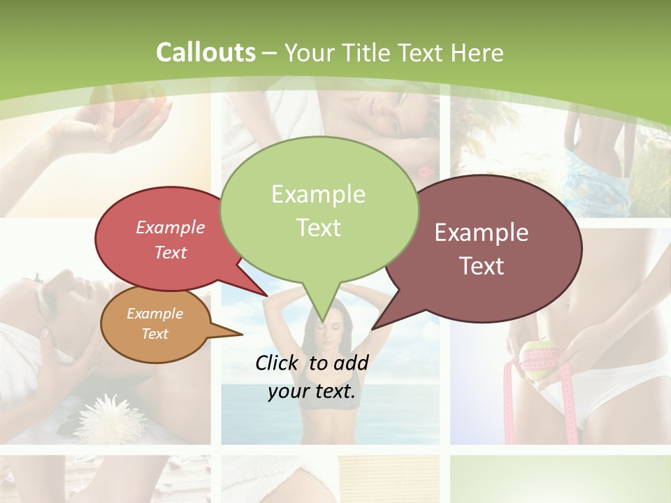 Frames Spa Sea PowerPoint Template