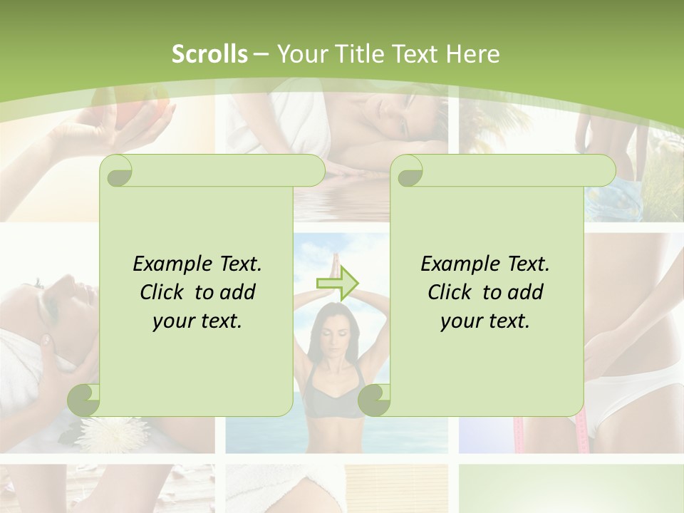 Frames Spa Sea PowerPoint Template