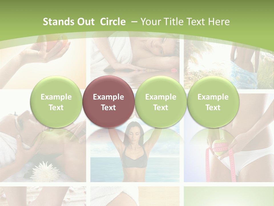 Frames Spa Sea PowerPoint Template