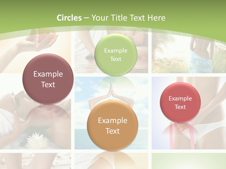 Frames Spa Sea PowerPoint Template