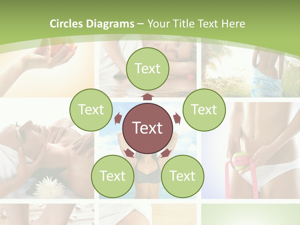 Frames Spa Sea PowerPoint Template