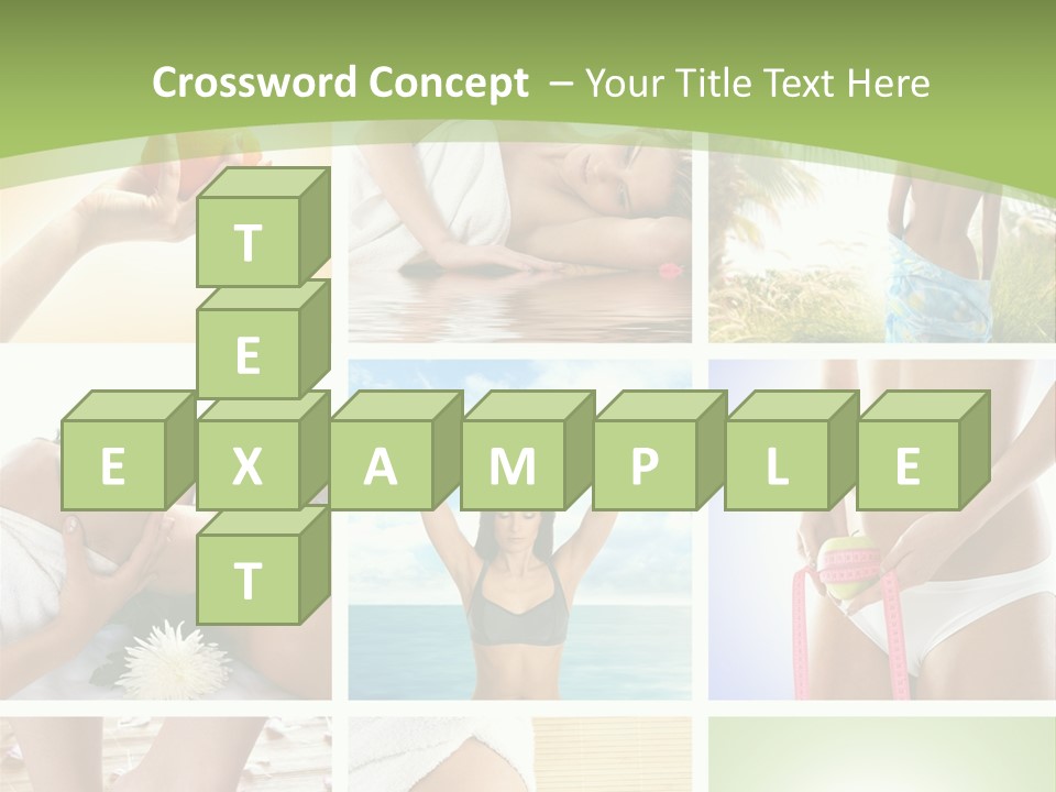 Frames Spa Sea PowerPoint Template