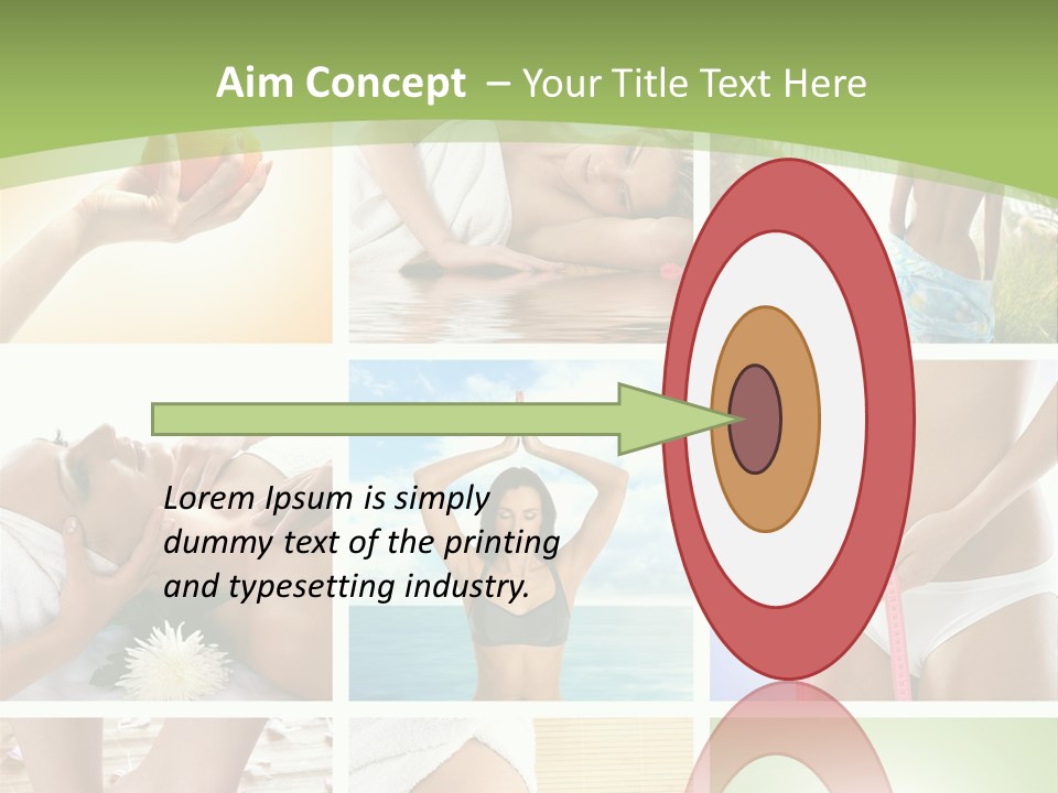 Frames Spa Sea PowerPoint Template