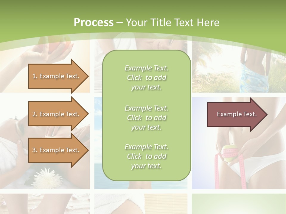 Frames Spa Sea PowerPoint Template