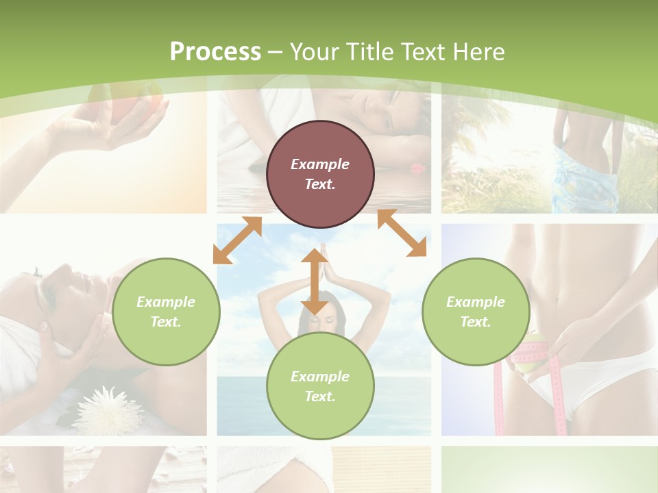 Frames Spa Sea PowerPoint Template