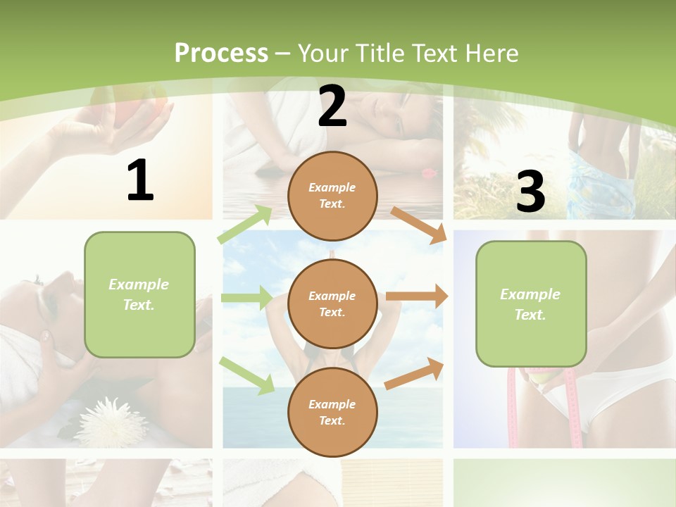 Frames Spa Sea PowerPoint Template