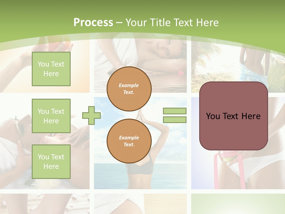 Frames Spa Sea PowerPoint Template