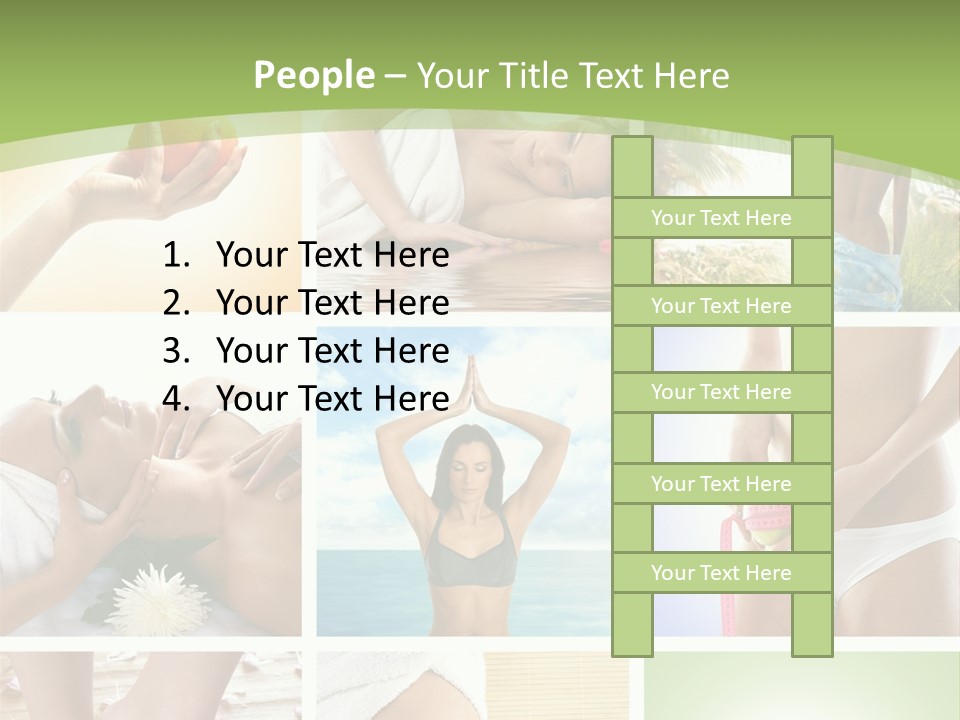 Frames Spa Sea PowerPoint Template