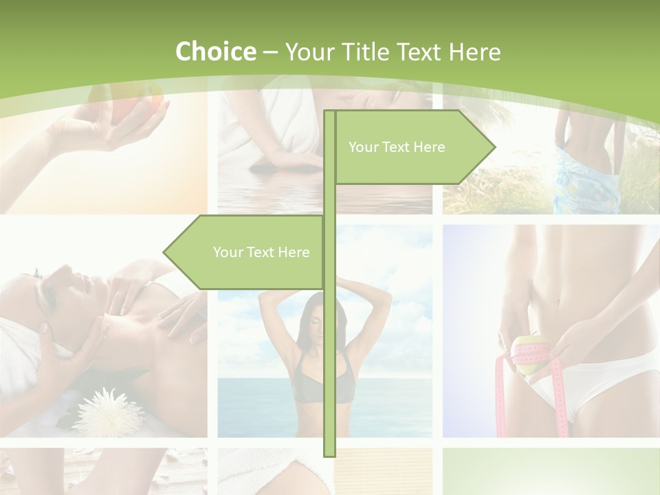 Frames Spa Sea PowerPoint Template