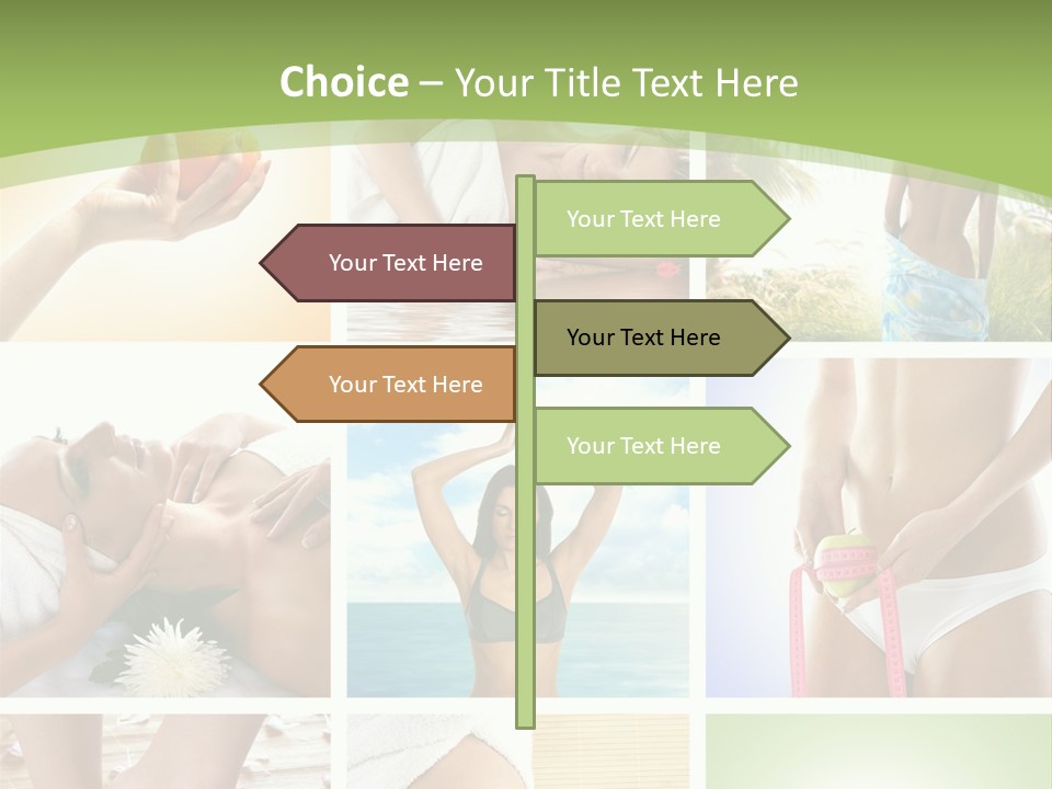 Frames Spa Sea PowerPoint Template