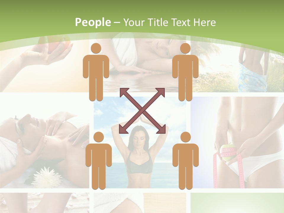 Frames Spa Sea PowerPoint Template