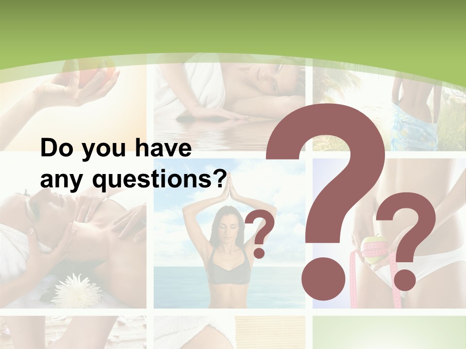 Frames Spa Sea PowerPoint Template