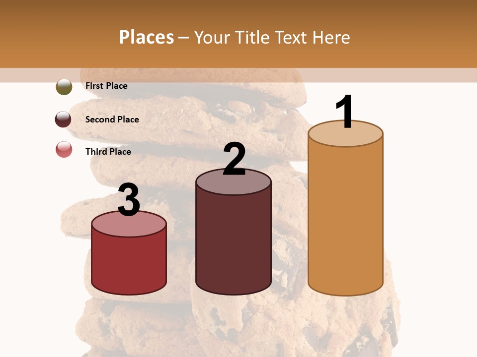 Chocolate Biscuit Baked PowerPoint Template
