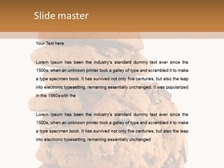 Chocolate Biscuit Baked PowerPoint Template