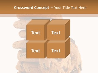 Chocolate Biscuit Baked PowerPoint Template