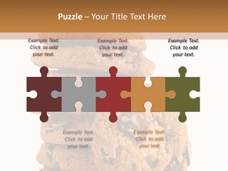 Chocolate Biscuit Baked PowerPoint Template