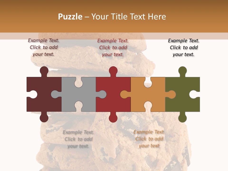 Chocolate Biscuit Baked PowerPoint Template