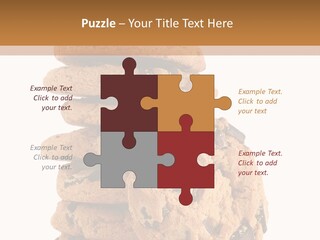Chocolate Biscuit Baked PowerPoint Template