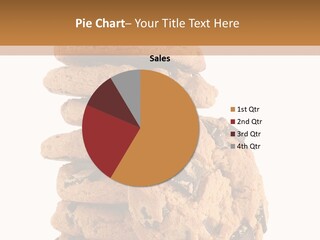 Chocolate Biscuit Baked PowerPoint Template