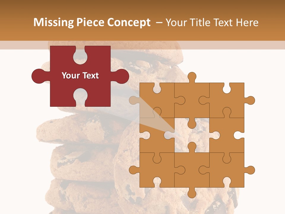 Chocolate Biscuit Baked PowerPoint Template