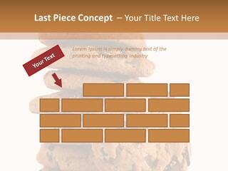 Chocolate Biscuit Baked PowerPoint Template