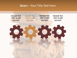 Chocolate Biscuit Baked PowerPoint Template