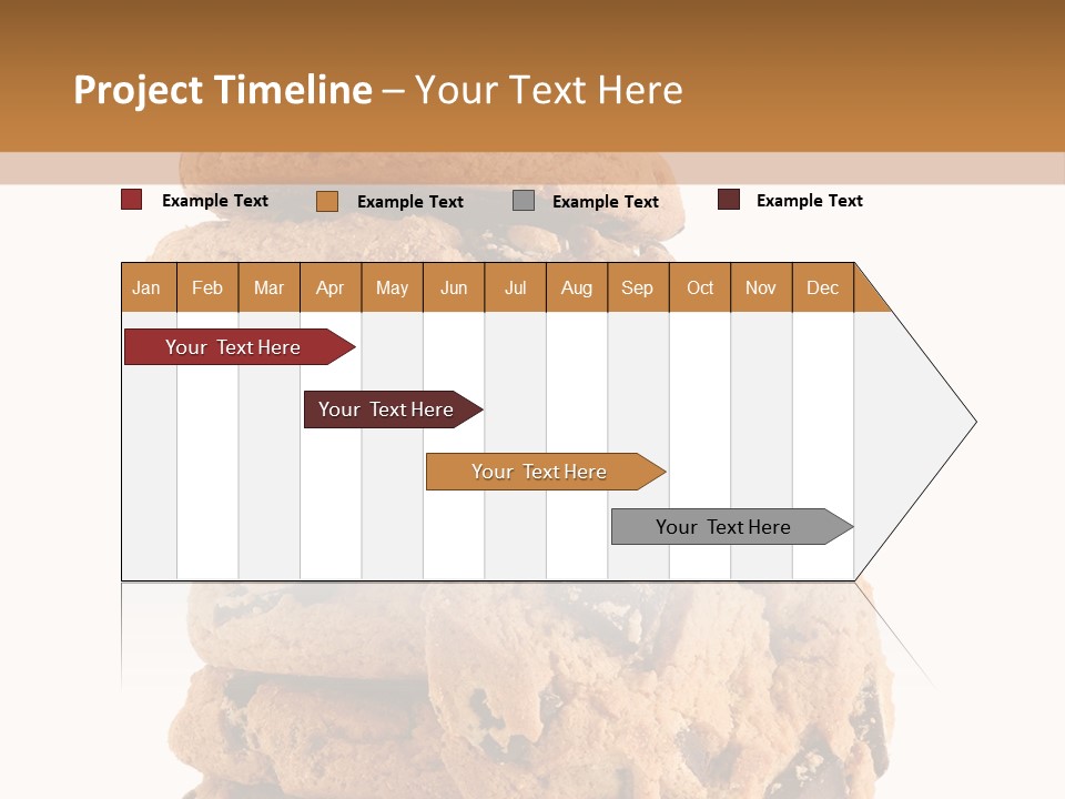 Chocolate Biscuit Baked PowerPoint Template