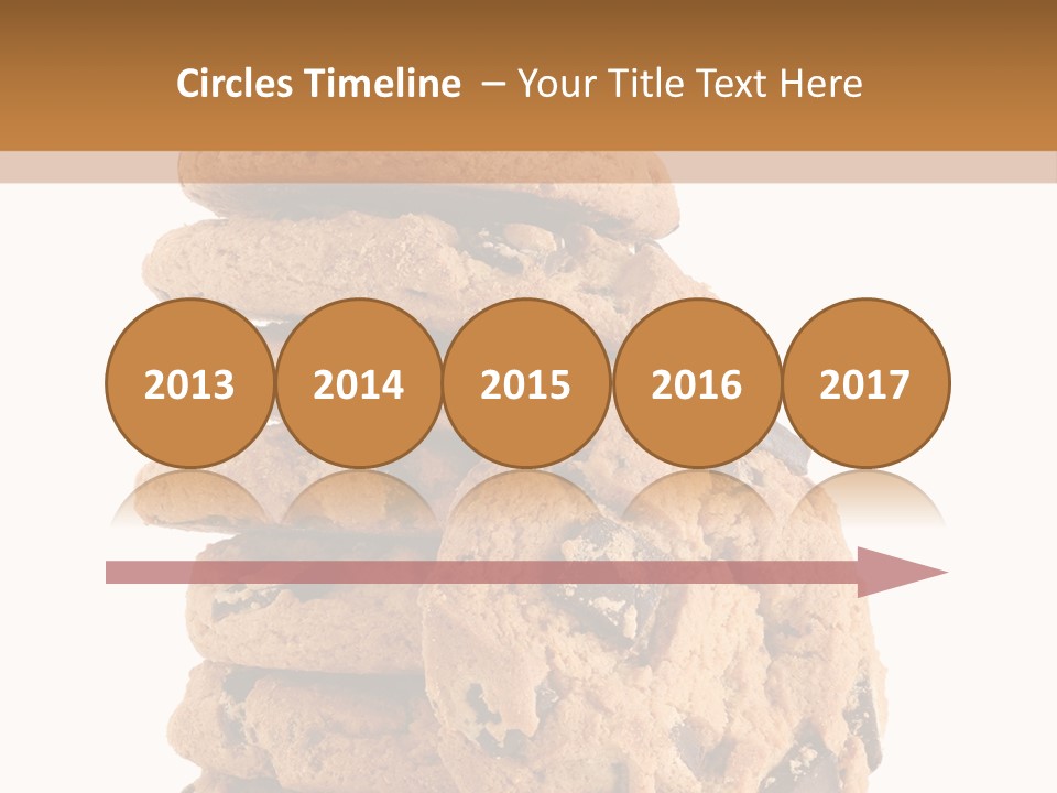 Chocolate Biscuit Baked PowerPoint Template