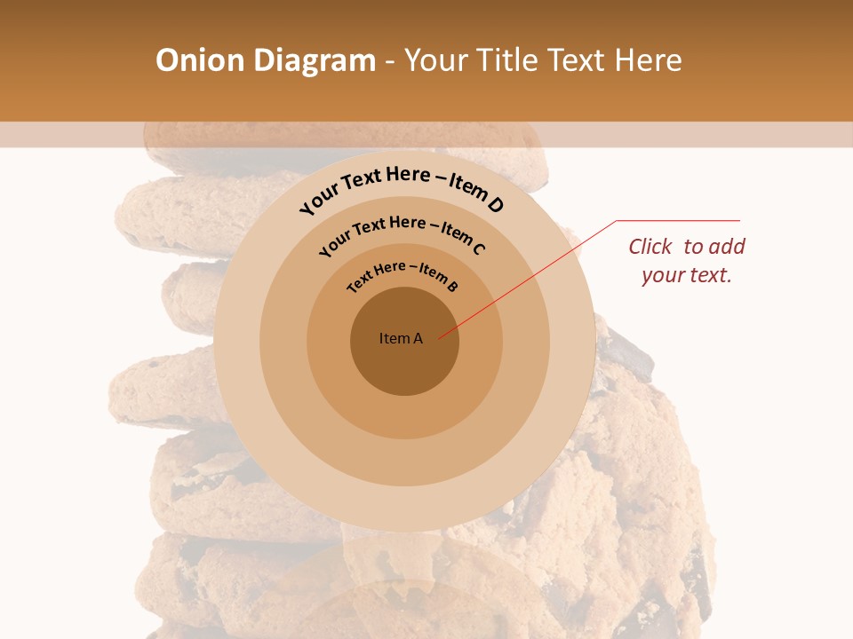 Chocolate Biscuit Baked PowerPoint Template