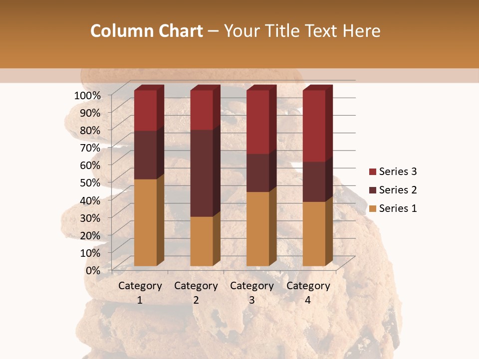 Chocolate Biscuit Baked PowerPoint Template