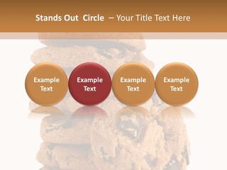 Chocolate Biscuit Baked PowerPoint Template