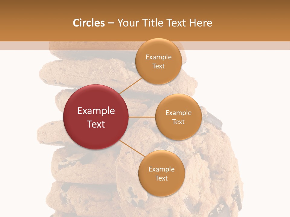 Chocolate Biscuit Baked PowerPoint Template