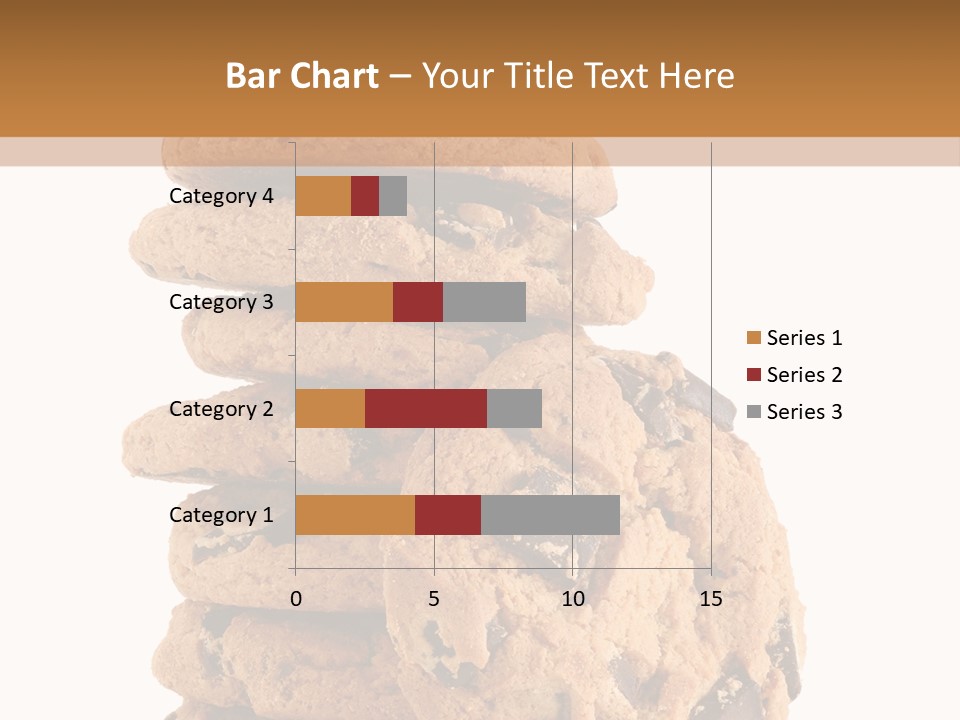Chocolate Biscuit Baked PowerPoint Template