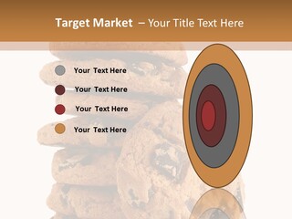 Chocolate Biscuit Baked PowerPoint Template