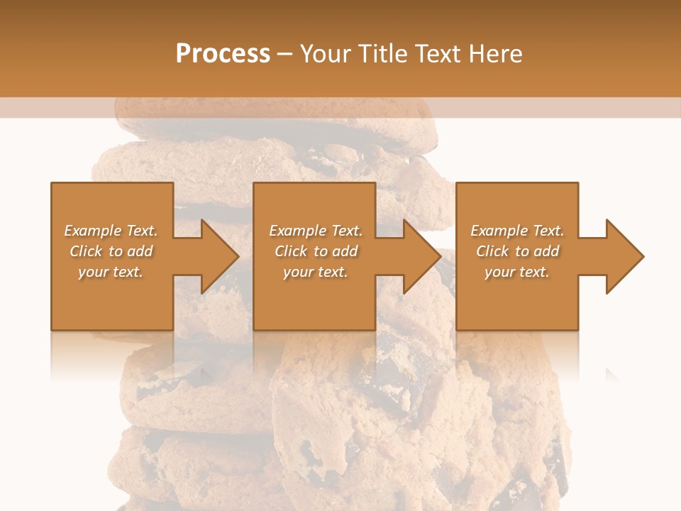 Chocolate Biscuit Baked PowerPoint Template