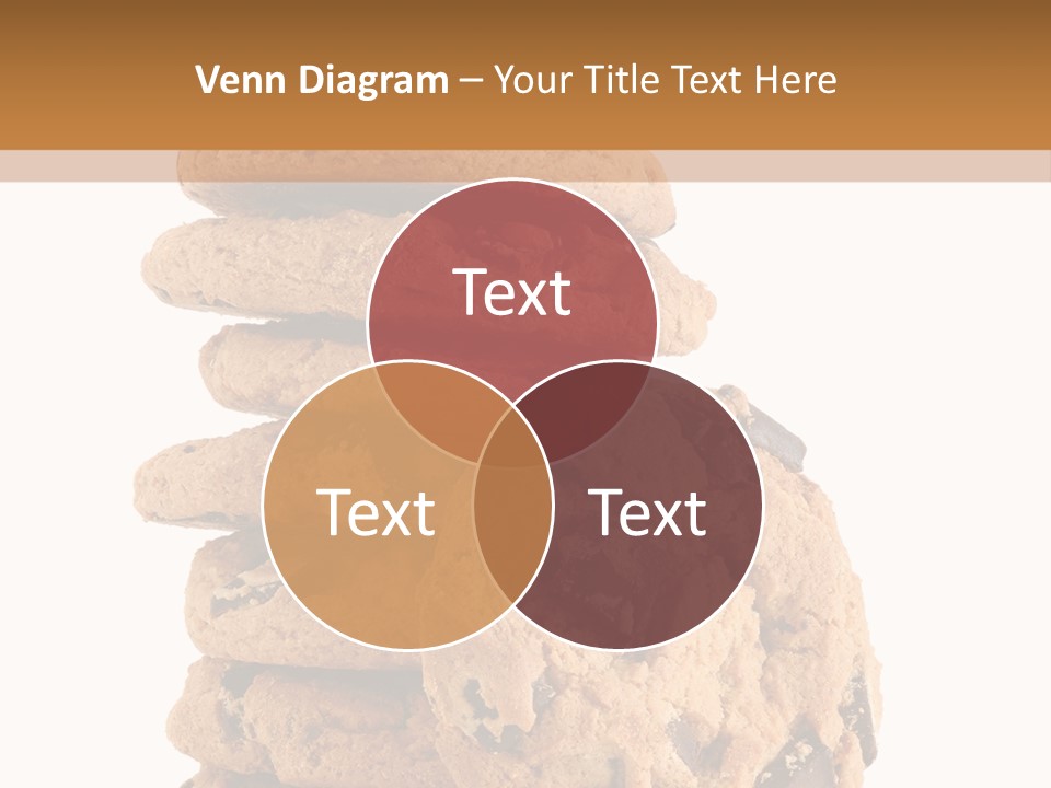 Chocolate Biscuit Baked PowerPoint Template