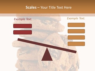 Chocolate Biscuit Baked PowerPoint Template